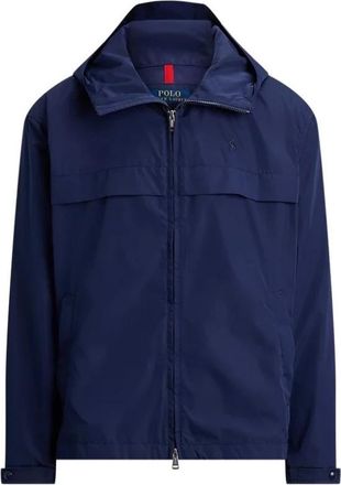 Polo Ralph Lauren The Glenmoor Hooded Jacket - Heren - Zomerjassen - Blauw - M - Leer - Jassen