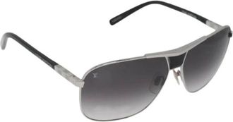 Louis Vuitton Pre-owned Accessories, female, Black, Size: ONE SIZE Pre-owned Metal Sunglasses