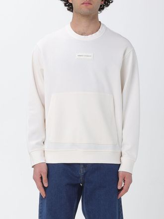 A|X Armani Exchange Felpa a girocollo con logo in misto cotone Armani Exchange