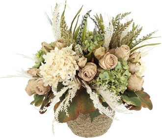 Creative Displays Inc. Rustic Hydrangea Fall Bundle With Wreath & Floral Arrangements
