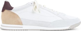 Brunello Cucinelli White Lace Up Sneakers