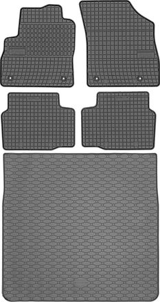 OEM Juego De Alfombrillas De Goma Para Coche Y Maletero Para Opel Astra V K Sports Tourer/kombi (de Abril De 2016 A Diciembre De 2021)