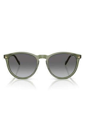 Vogue Eyewear 53mm Phantos Sunglasses in Transparent Green at Nordstrom
