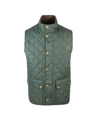 Barbour Green Quilted Mock Collar Jacket