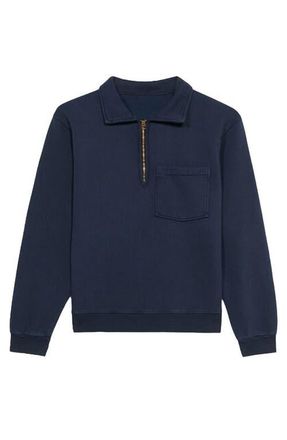 Fortela Woven Zip-Up Sweatshirt in Blue at Nordstrom, Size X-Small