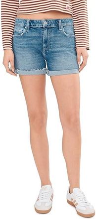 Paige Dylan Short Raw Cuff Womens Shorts Tulipe : 24, Cotton/Denim/Polyurethane