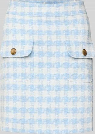 Seductive Minirock mit aufgesetzten Pattentaschen Modell PARIS in Hellblau, Gr&ouml;&szlig;e 46