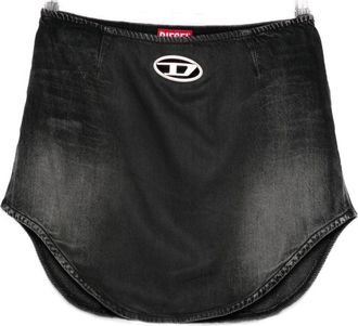Diesel Oval-D Denim Skirt