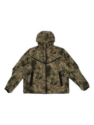 Nike Giacca a vento con cappuccio - Verde