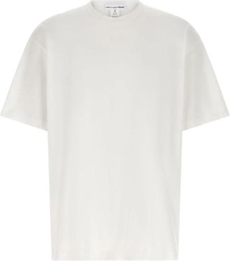 Comme Des Gar&ccedil;ons Crewneck T-shirt - Heren - T-shirts - Wit - L - Katoen - Tops