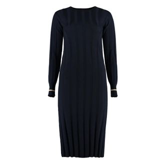 Max Mara Dames, Jurken, Blauw, Maat: XS Wol