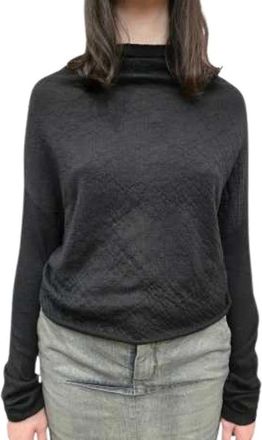 Rick Owens Crater Knit - Dames - Cashmere truien - Zwart - XS - Kasjmier - Truien & Vesten