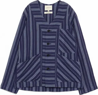 Nicholas Daley Mens Three-Pocket Cardigan In Blue