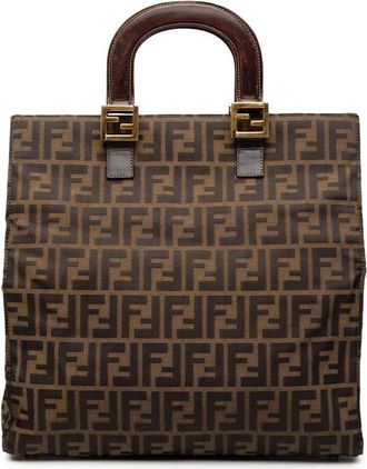 Fendi Pre-owned Fendi Zucca Canvas Twins Tote Ladies 5HOREXLJDDL5ZN9T