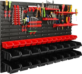 OEM Tablero De Herramientas Para Taller De 115x78 Cm + 32 Bandejas