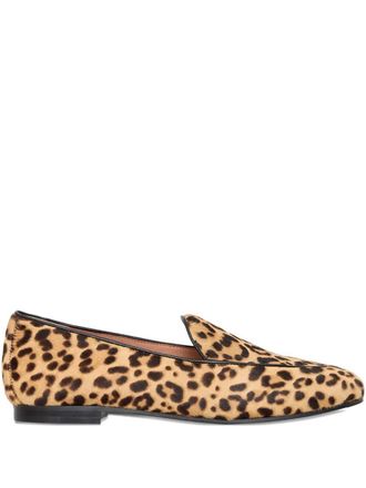 Aquazzura Leopard-Print Glove Slipper Shoes