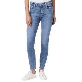 Paige Hoxton High-Rise Ankle Skinny Jeans In High Roller