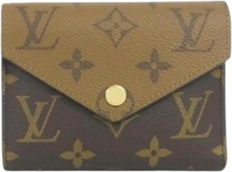 Louis Vuitton Pre-owned Wallets, female, Brown, Size: ONE SIZE Pre-owned Vintage Tri-fold Wallet