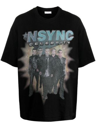 1989 STUDIO graphic-print cotton T-shirt - men - Cotton/Cotton - M - Black