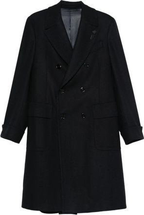 Lardini Belted Coats - Heren - Jas met riem - Blauw - 2XL - Jassen