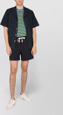 Howlin striped cotton bowling shirt