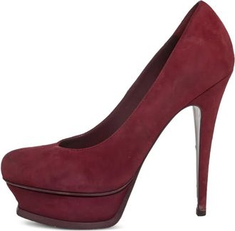 Saint Laurent Pumps Tribtoo con plateau 140mm - Rosso