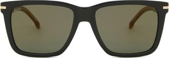 BOSS Boss 1598/S 2M2/JO Mens Sunglasses Black Size 55