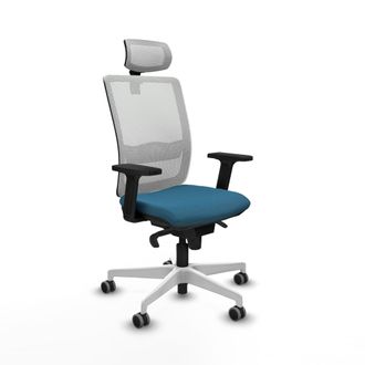 Piqueras y Crespo Silla Piqueras Y Crespo Haches Negro Soporte Lumbar Ruedas