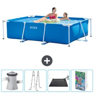 Intex Piscina Con Estructura Rectangular - 220x150x60 Cm - 7-piezas Scb128