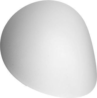 Wonderlamp Aplique de pared de acero blanco con 2 luces g9