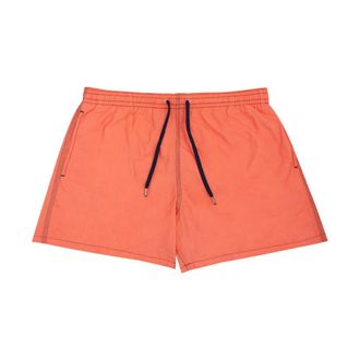 Malo Oranje Boxershort met zijzakken - Heren - Strandmode - Oranje - 4XL - Polyester - Badmode