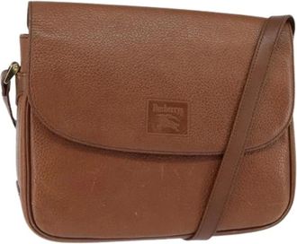 Burberry Pre-owned Cross Body Bags, female, Brown, Size: ONE SIZE Pre-owned Vintage Shoulder Bag