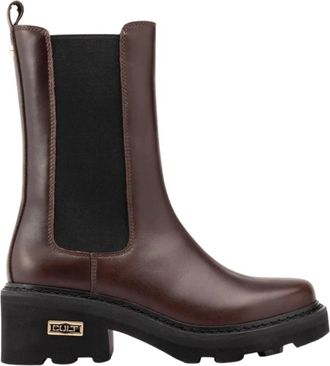 Cult Grace 3545 - Dames - Chelseaboots - Bruin - 37 EU - Leer - Schoenen