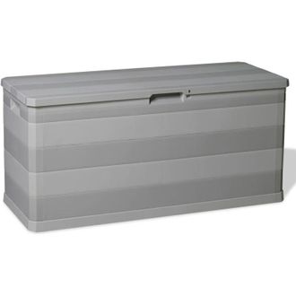 vidaXL Baule da Giardino Grigio 117x45x56 cm - Vidaxl