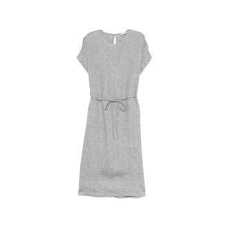 PESERICO Dames, Jurken, Grijs, Maat: XL