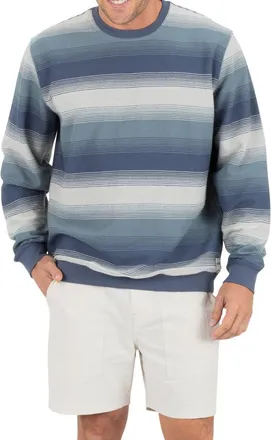 Hurley Hacienda Stripe Sweatshirt in Monsoon at Nordstrom, Size Xx-Large