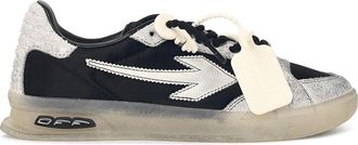 Off-white Worn Out Black Suede Blend Sneakers
