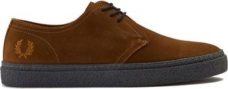 Fred Perry Linden Su&egrave;de Gember Veterschoenen - Heren - Veterschoenen - Bruin - 40 EU - Su&egrave;de - Schoenen