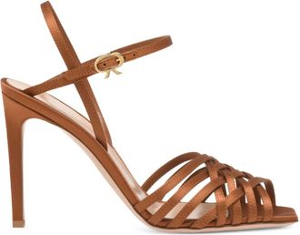 Gianvito Rossi 95 mm Kerry sandalen - Bruin