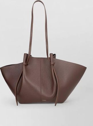 Yuzefi mochi shoulder bag knotted handles texture