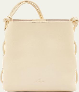 IL BISONTE Snodo Knot Leather Shoulder Bag