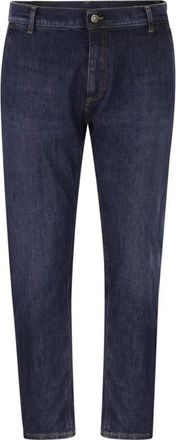 Dondup Five-pocket Katoenen Jeans - Heren - Slim Fit Jeans - Blauw - W30 - Katoen - Jeans