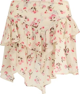 Isabel Marant Womens Skirt Lolita Beige Viscose
