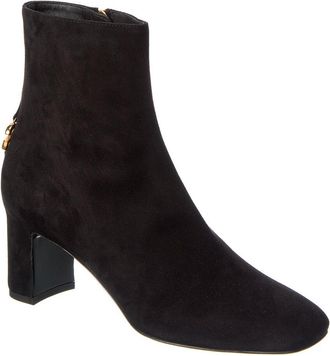 Dolce & Gabbana Dg Logo Suede Bootie