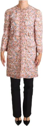 Dolce & Gabbana Trenchcoat Jas - Dames - Mantel - Veelkleurig - S - Katoen - Jassen