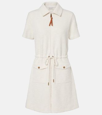 Moncler Waffle-knit minidress