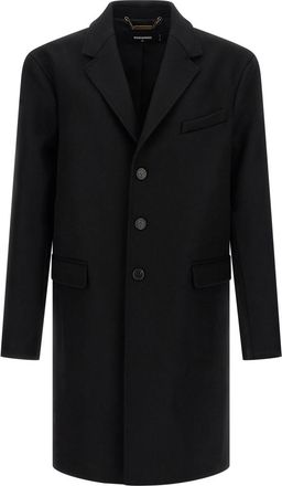 Dsquared2 Black Wool coat