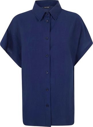 Anneclaire Short Sleeves Squared Form Shirt