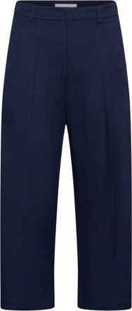 Inwear Diaziw Wijde Broek - Dames - Wijde Broeken - Blauw - S - Katoen - Broeken