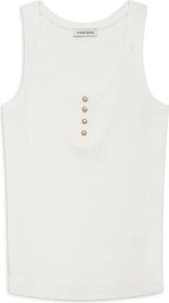 Anine Bing Mujer, Camisetas, Beige, Talla: L